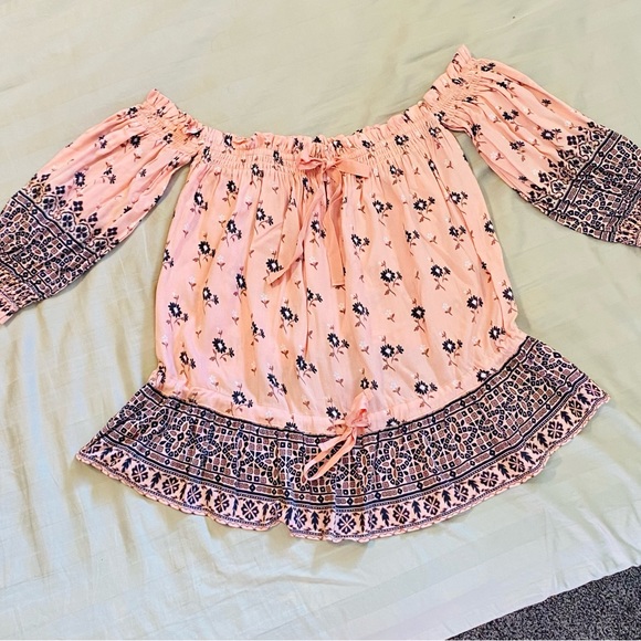 EUC Spell & the Gypsy Collective Sundown Lionheart Off Shoulder Top - Picture 5 of 17